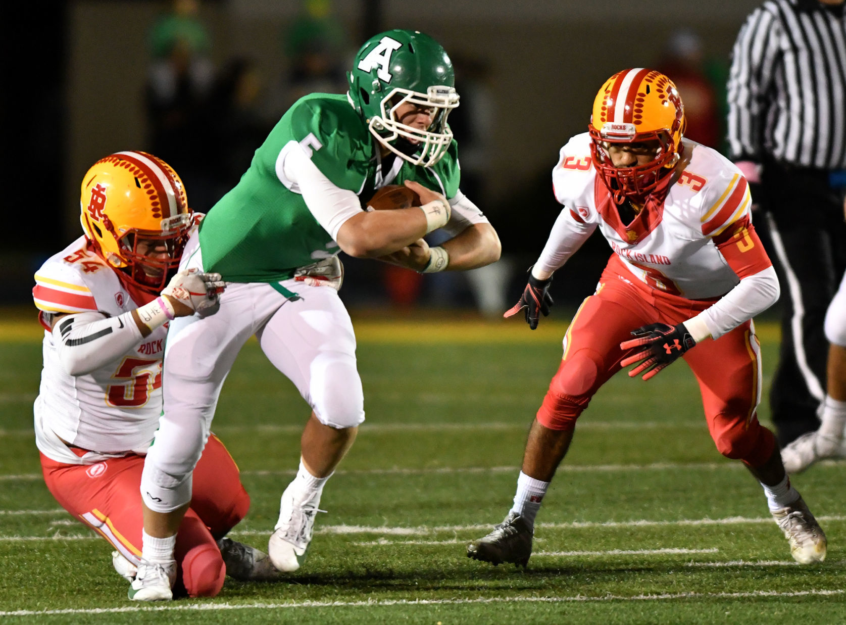 Rock Island vs Alleman football